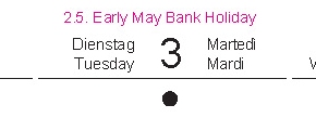 Wochenkalender Wochenplaner: Hier France